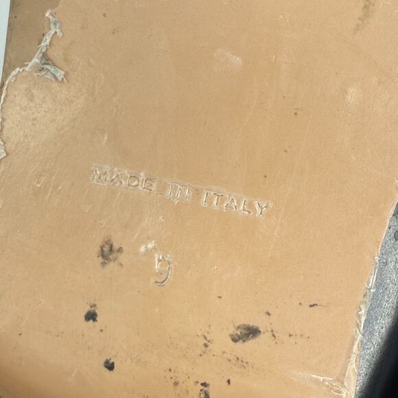 Everlane Womens Mules Size 9 Black Leather Loafers Slip On Italy Minimal Chic - Picture 9 of 9